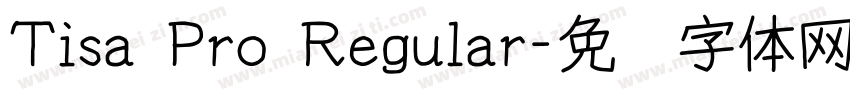Tisa Pro Regular字体转换
